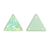 Light Azore AM Triangle Shape High Quality Glass Sew-on Rhinestones WholesaleRhinestone